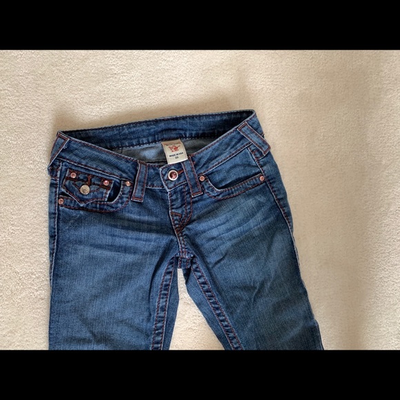 True Religion Jeans with Pink Crystals - Picture 2 of 6